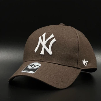 Коричневая кепка 47 brand New York Yankees B-MVPSP17WBP-BW