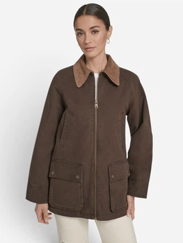 Куртка демисезонная удлиненная женская Levi`s 90904104 M Коричневая (1161174085)