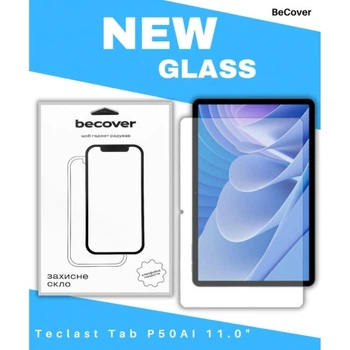 Стекло защитное BeCover Teclast Tab P50AI 11.0" (714610) BeCover 714610 963525