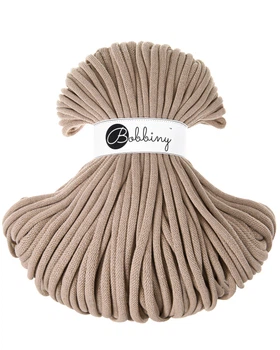 Шнур для вязания Bobbiny Jumbo Sand 9 мм 100 м