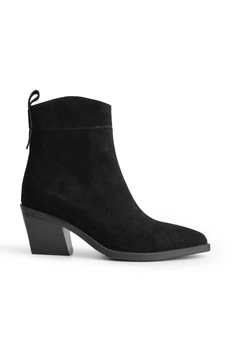 Козаки замшеві жіночі Meideli 4198/Black/M3-3/B 38 Чорний