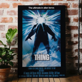 Інтер'єрна картина Щось, The Thing (1982), жахи, Карпентер, культове кіно, 42×28 см (id0950)