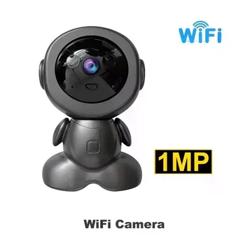 IP камера настільна Q1 для відеоспостереження бездротова WiFi з нічним баченням та записом на SD карту поворотна для дому та офісу 10х6х14 см