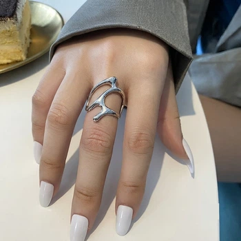Каблучка "Рідкий метал" Honey Fashion Accessories сріблястий (12-60)