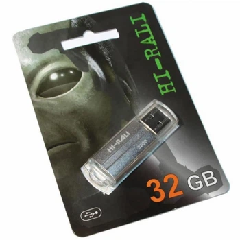 Флешка Hi-Rali 32 GB Corsair series Silver (HI-32GBCORSL)