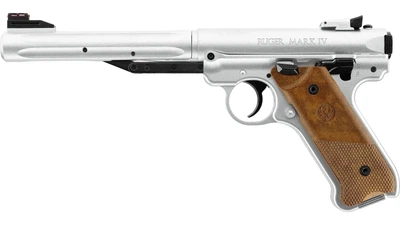 Пневматический пистолет Umarex Ruger Mark IV Stainless кал.4,5 мм (пружинно-поршневой)