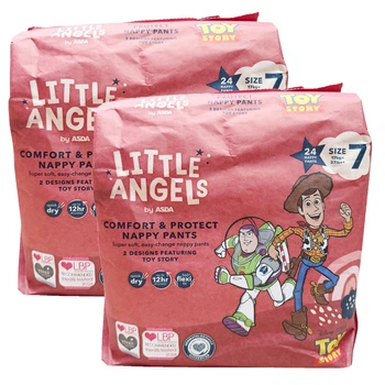 Подгузники-трусики Little Angels Comfort & Protect 7 (17+ кг), 48 шт