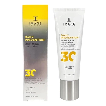 Матуючий зволожуючий сонцезахисний крем Image Skincare Daily Prevention Sheer Matte Moisturizer SPF 30 -73мл