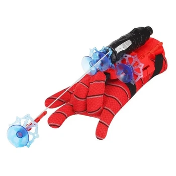 Іграшка Рукавиця Людини-павука spider man Косплей з арбалетом та 3 присосками