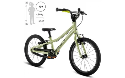 Детский Велосипед 2-х Колесный 18'' (от 4 до 8 лет) PUKY S-PRO 18 Рост 105 - 125 см Алюминиевый Зеленый