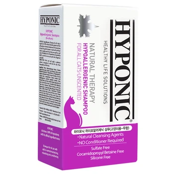 Гипоаллергенный шампунь для котов Hyponic Hypoallergenic Shampoo All Cats, 10 саше х 10 мл