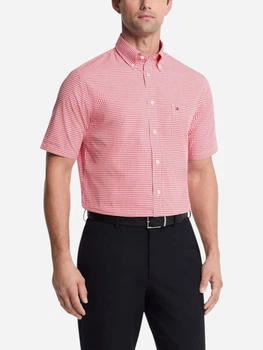 Сорочка бавовняна літня чоловіча Tommy Hilfiger 189136495 18 Червона (1161215239)