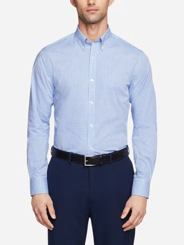 Сорочка бавовняна чоловіча Tommy Hilfiger 988775022 2XL Блакитна (1161253209)