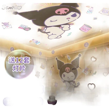 Дитяча іграшка-проектор KUROMI Sanrio з нічником, для рольових ігор, з живленням від мережі, для дівчаток