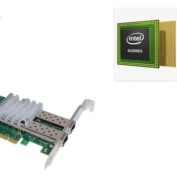 Сетевая карта PERCKO X520-DA2 Intel 82599 PCI-E x8 10G с двумя портами SFP+