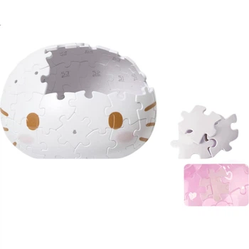 3D-фигурка Sanrio Hello Kitty в японском стиле, 3D-пазл, украшение для дома, подарок на день рождения, для маленького художника.