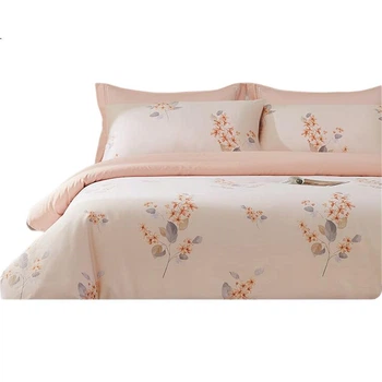 Комплект постельного белья BEYOND Home Textiles хлопок 60 нитей, розовый, для кровати 180 см