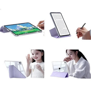 Чехол BIAZE PB568 для iPad Pro 11 дюймов M4/M5 2024/2025 тонкий противоударный, лавандовый