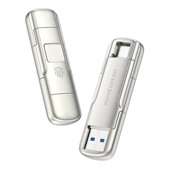 Флеш пам'ять USB Move Speed Yicun 512GB USB 3.2 Gen2 + Type-C