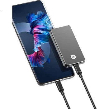 Накопичувач Aigo P1 зовнішній SSD 1 ТБ USB 3.2 Type-C, швидкість читання 2000 МБ/с, з підключенням до телефона