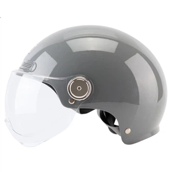 Шолом BIGBRO K15 Quantum Gray для мотоцикла та електровелосипеда, стандарт 3C, літній напівшолом