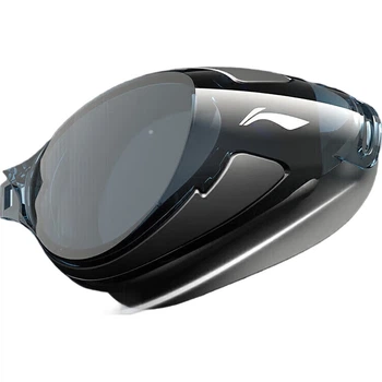 Очки для плавания Li Ning LNJT224-12 с диоптриями -3.00, черные