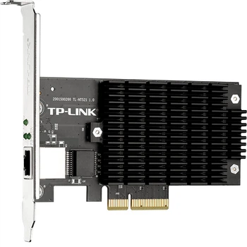 Сетевая карта TP-LINK TL-NT521, проводная, PCI-E, 10 Гбит/с, для настольных ПК и серверов, порт RJ45
