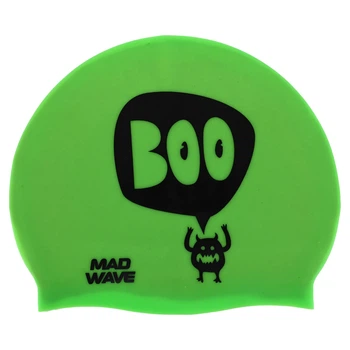 Шапочка для плавания детская M-D Junior Boo (силикон, зеленый) (M057305_Зеленый)
