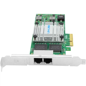 LR-LINK Lianrui LREC9712HT PCIEx4 гігабітна двопортова мережева карта I350-T2 Chip Server машинного зору промислова камера мережевий адаптер