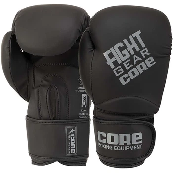 Перчатки боксерские PU CORE BO-5259 14 унции Черный