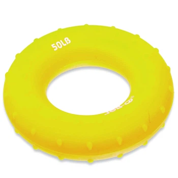 Эспандер кистевой кольцо 1штука JELLO FI-1787 Желтый нагрузка 30LB