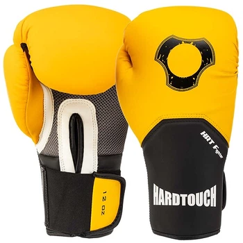 Перчатки боксерские PU HARD TOUCH BO-5242 10 унции Черный-серый