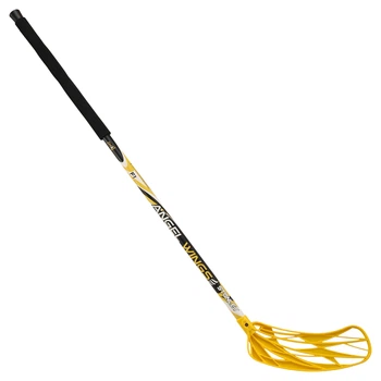 Клюшка для флорбола FLASH взрослая Stonley F-7627-L F1 загиб L (левый) l-95см вес-240г Жёлтый-чёрный