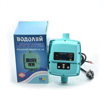 Частотный преобразователь ВОДОЛЕЙ SMART FC-1P 1.5 кВт | Для однофазных насосов 220 В Поддержка постоянного давления | Защита насоса | Интеллектуальное частотное управление насосом