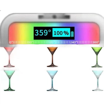 Ulanzi VL49RGB+MT-08 Белый комплект: магнитный полноцветный заполняющий свет, портативный светодиодный карманный светильник с двойной температурой для фотосъемки на беззеркальных камерах, смартфонах, портретной съемки в помещении и создания спецэффектов.