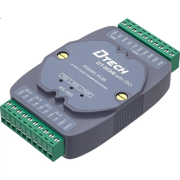 Конвертер DITER DT-9024I RS232 - RS485 на 4 порти з грозозахистом та ізоляцією, 9-30 В