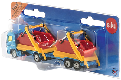 Model Siku Truck z kontenerem i przyczepą (4006874016952)