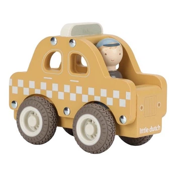 Drewniane auto Little Dutch Taksówka FSC LD2533 (8713291225336)