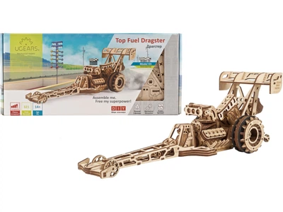 3D пазлы Ugears Драгстер (70174)