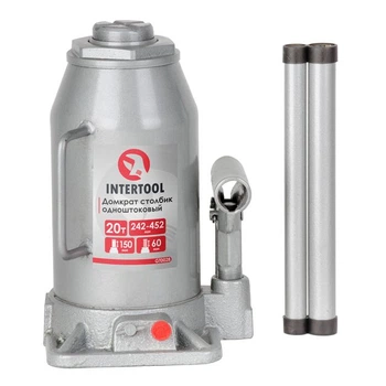 Домкрат Intertool 20т 242-452мм (GT0028)