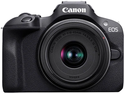 Фотокамера беззеркальная Canon EOS R100 + 18-45 IS STM Travel Kit (6052C074)