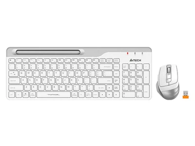 Клавіатура + миша бездротова A4tech FB2535C Icy White