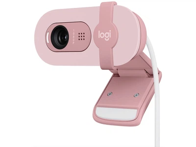 Веб-камера для компьютера Logitech Brio 100 Full HD Rose (960-001623)