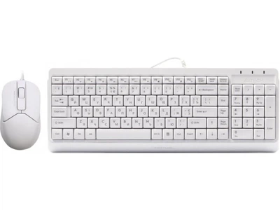 Клавіатура+миша A4tech F1512 (White)