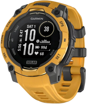 Смарт-годинник Garmin Instinct 3 45mm Solar Sunburst (010-02934-02)