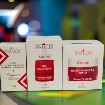 Антиоксидантный набор по уходу за лицом Deliplus Anti Ox Dragon's Blood & Licopeno
