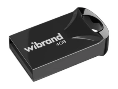 Флеш USB Wibrand USB 2.0 Hawk 4Gb Black (WI2.0/HA4M1B)