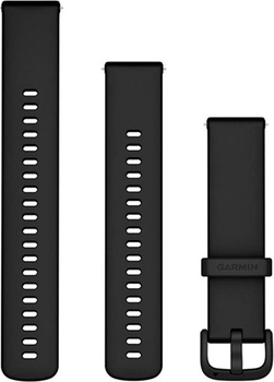 Pasek Garmin Quick Release Silicone Band 20mm Black (010-12932-64)