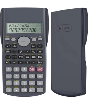 Инженерный научный калькулятор Helect H1002, 2-строчный дисплей