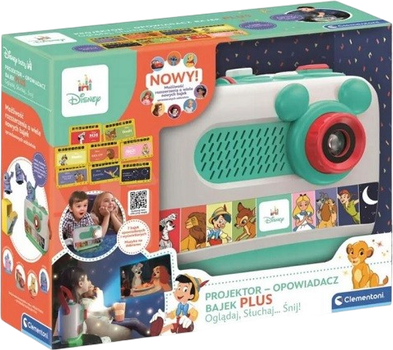 Projektor-opowiadacz bajek Clementoni Disney Baby Plus 50455 (8005125504558)